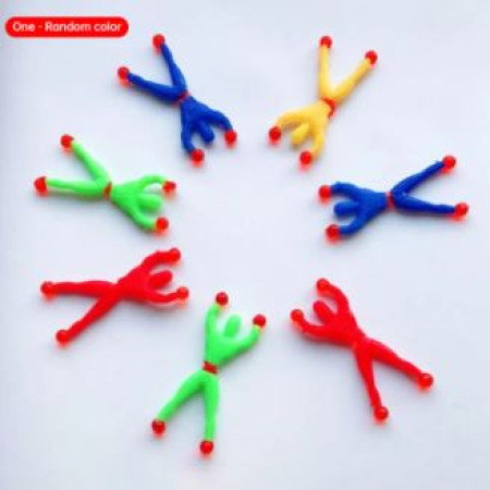 10 Pcs Funny Sticky Wall Climbing Spiderman