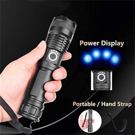 Rechargeable Zoom Torch Light