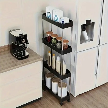 4 Tier Multipurpose Gap Storage Trolley