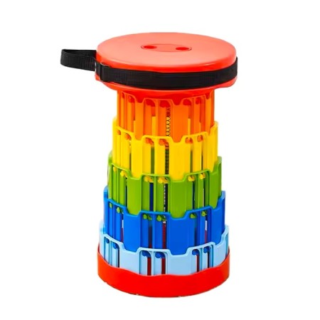 Portable Telescopic Stool: Upgraded Folding Stool With Load Capacity 660LB