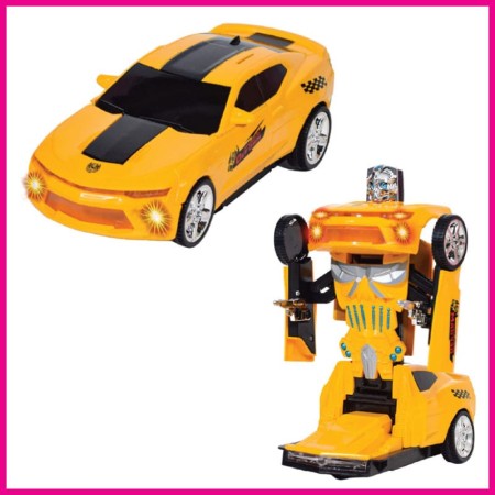 Transforming Robot Sports Car Set