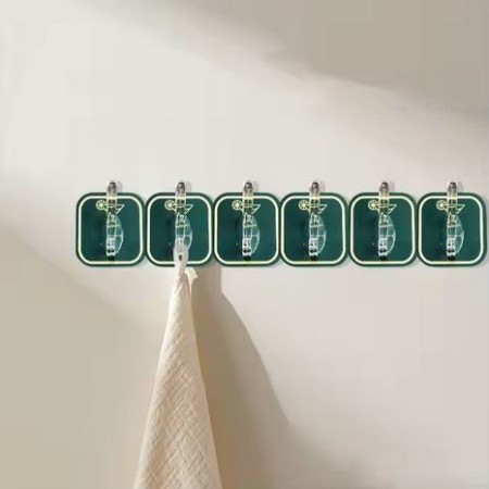 Six Row Plastic Hook (১ পাতা)