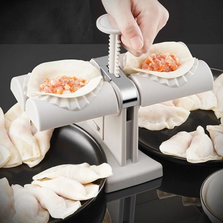 Pitha Making Machine Double Head Press Dumplings Mold