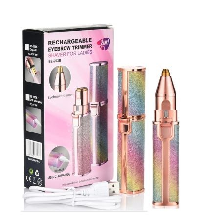 2 In1 Rechargeable Electric Eyebrow Trimmer