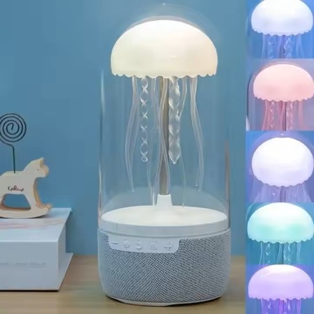 3D Moving Jelly Fish lamp With Speaker