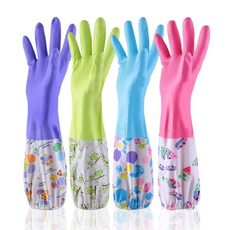 Long silicon hand gloves ( 2 Pes )