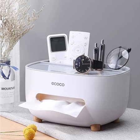 Tissue Holder Multifunctional Desk Organizer