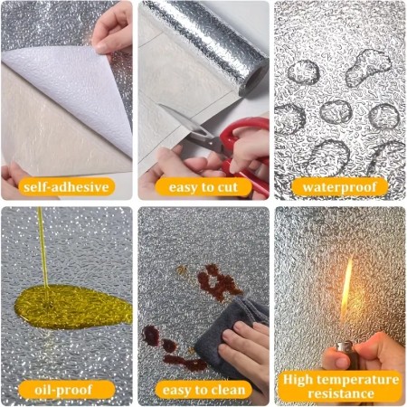 Aluminium Kitchen Foil Sticker