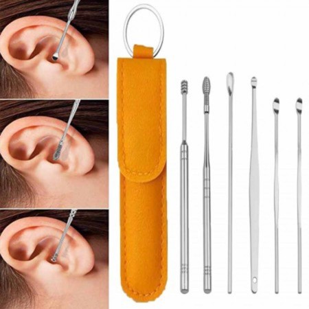 6 Pcs Stainless Steel Ear Cleaner Tools