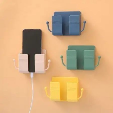 4 Pcs Wall Mount Charger Phone Holder