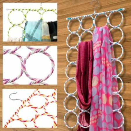 28 Hole Hijab Hanger Length 75 Cm Wide: 40 Cm - Hanger - cloth hanger