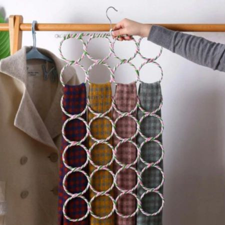 28 Hole Hijab Hanger Length 75 Cm Wide: 40 Cm - Hanger - cloth hanger