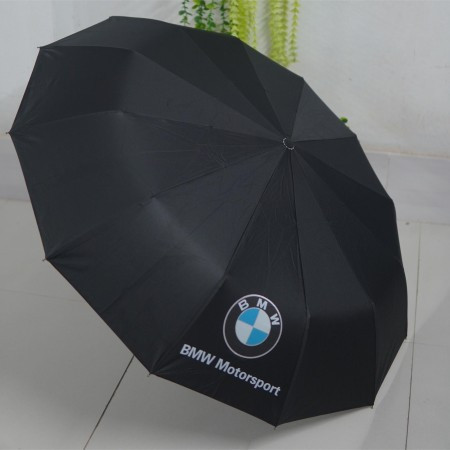 ১২ শিক Bmw Umbrellas Auto close- Black