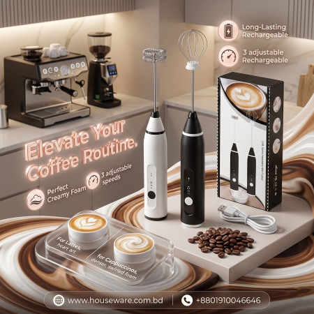 Rechargeable Electric Coffee Foamer