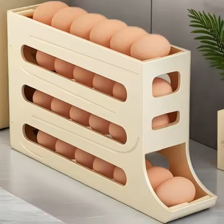 1 (Pis) 4 Layer Egg Storage Rack