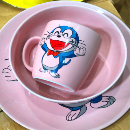 3 Piece Baby Ceramic Dinner Set