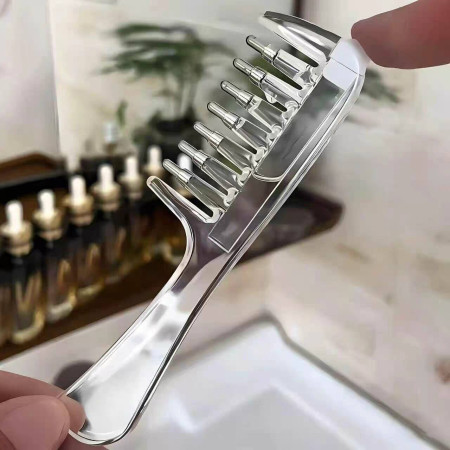 Hair Oil Applicator Comb & Scalp Massager