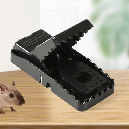 1 Pcs Mechanical Mousetrap Reusable Rat Trap Pest